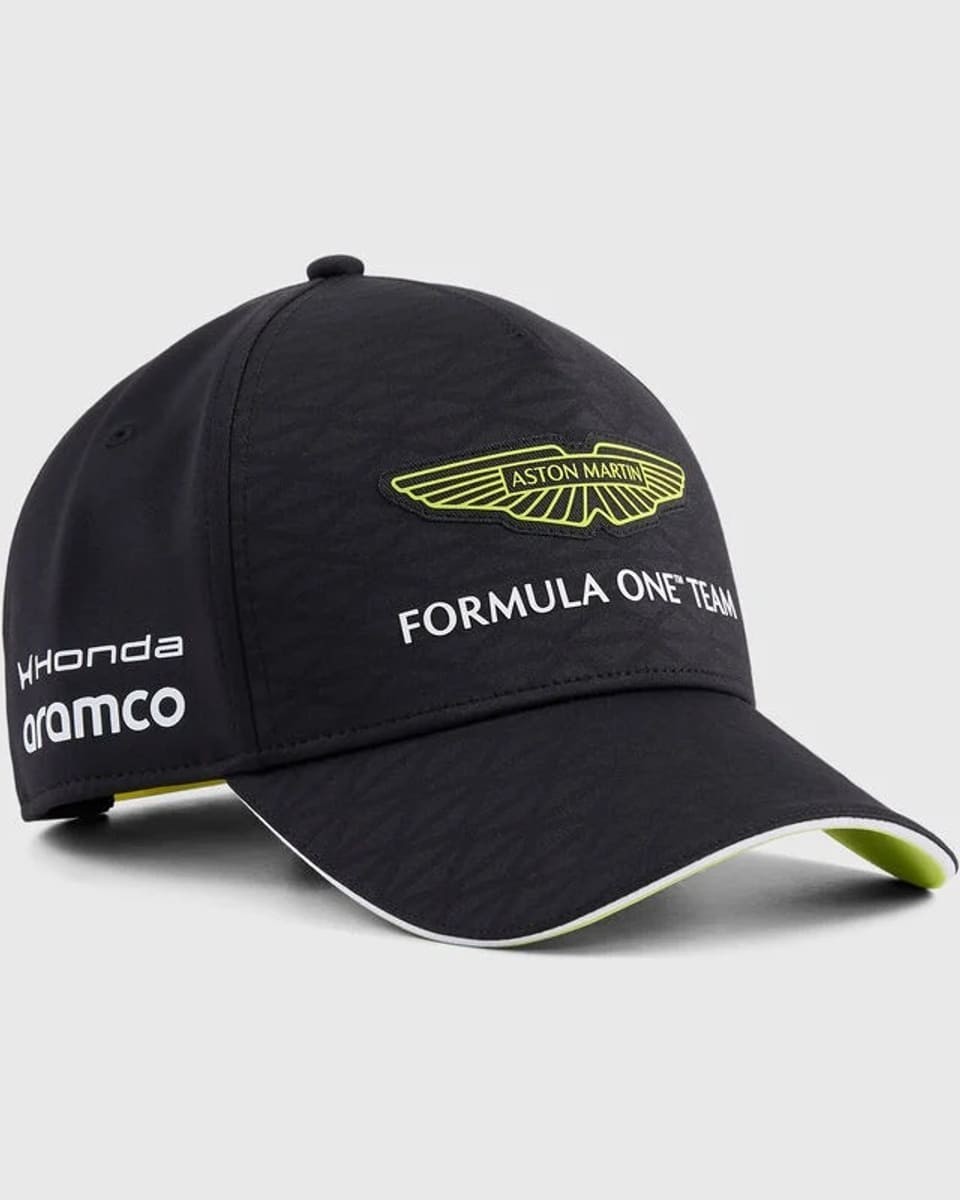 Aston Martin Team Cap 2026 Season Black Replica